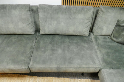 Refurbished Passe Partout Zico + Hocker Velvet Groen