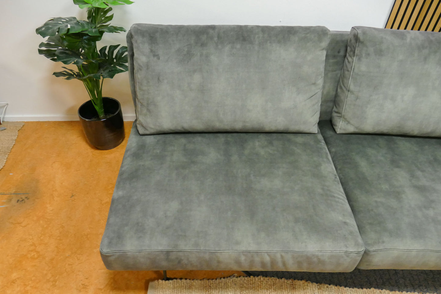 Refurbished Passe Partout Zico + Hocker Velvet Groen