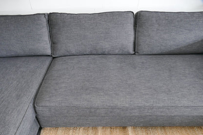 Refurbished Hoekbank Bankstyle Antraciet