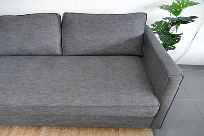 Refurbished Hoekbank Bankstyle Antraciet