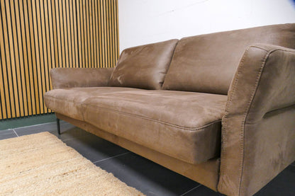 Refurbished Prominent 2,5 zits bank Elektrisch verstelbaar