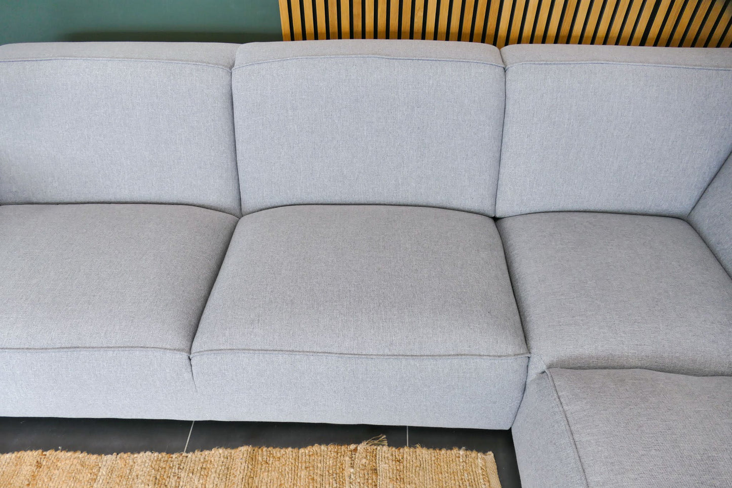 Refurbished Loods 5 Hoekbank Lot lichtgrijs