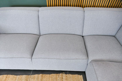 Refurbished Loods 5 Hoekbank Lot lichtgrijs