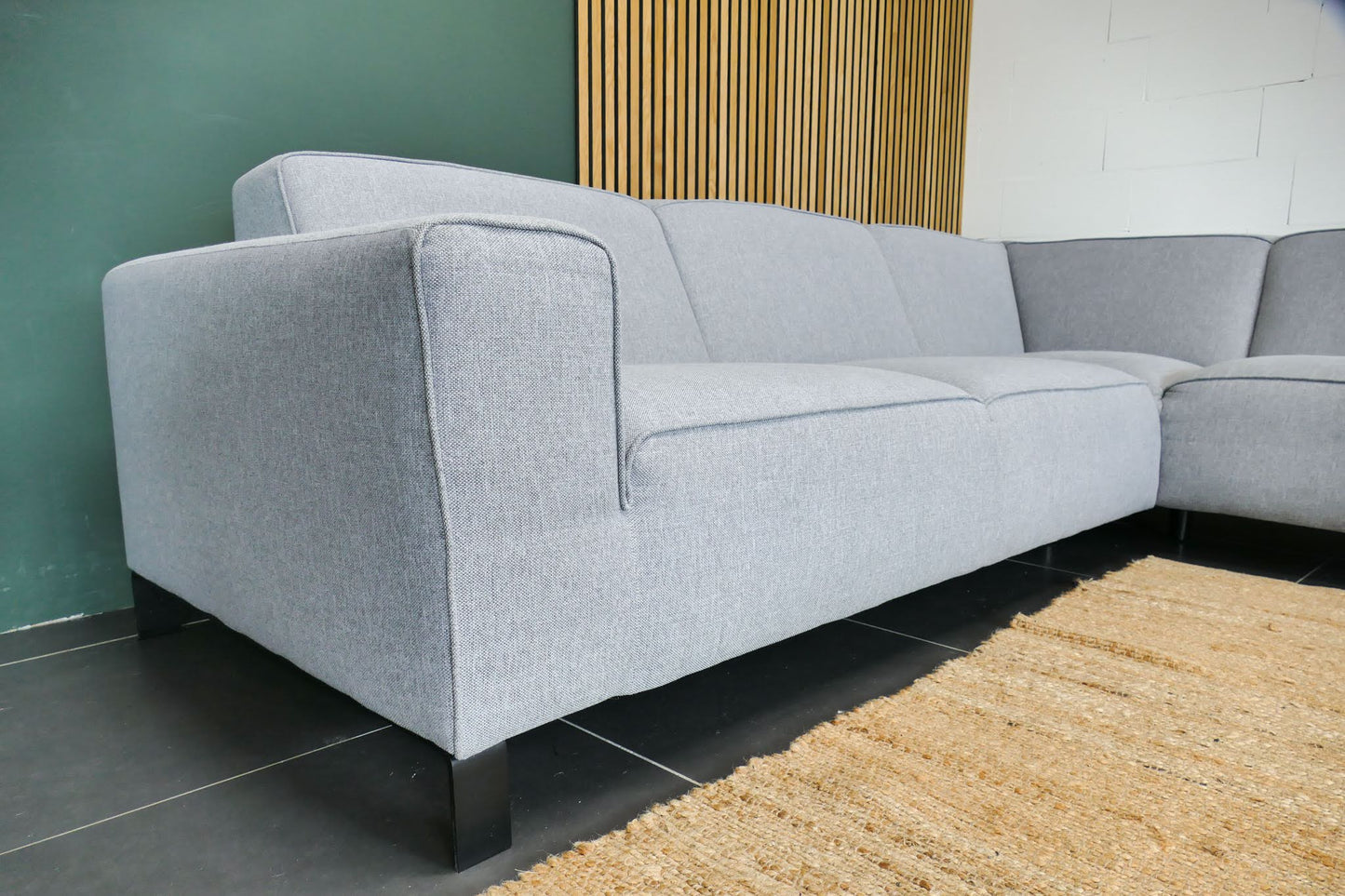 Refurbished Loods 5 Hoekbank Lot lichtgrijs