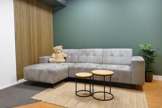 Refurbished InHouse Chaise Longue Microvezel Grijs