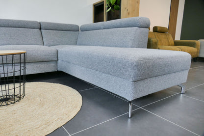 Refurbished Montel Hoekbank Chicago Lichtgrijs