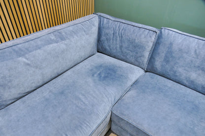 Refurbished Hoekbank Blauw Label 67