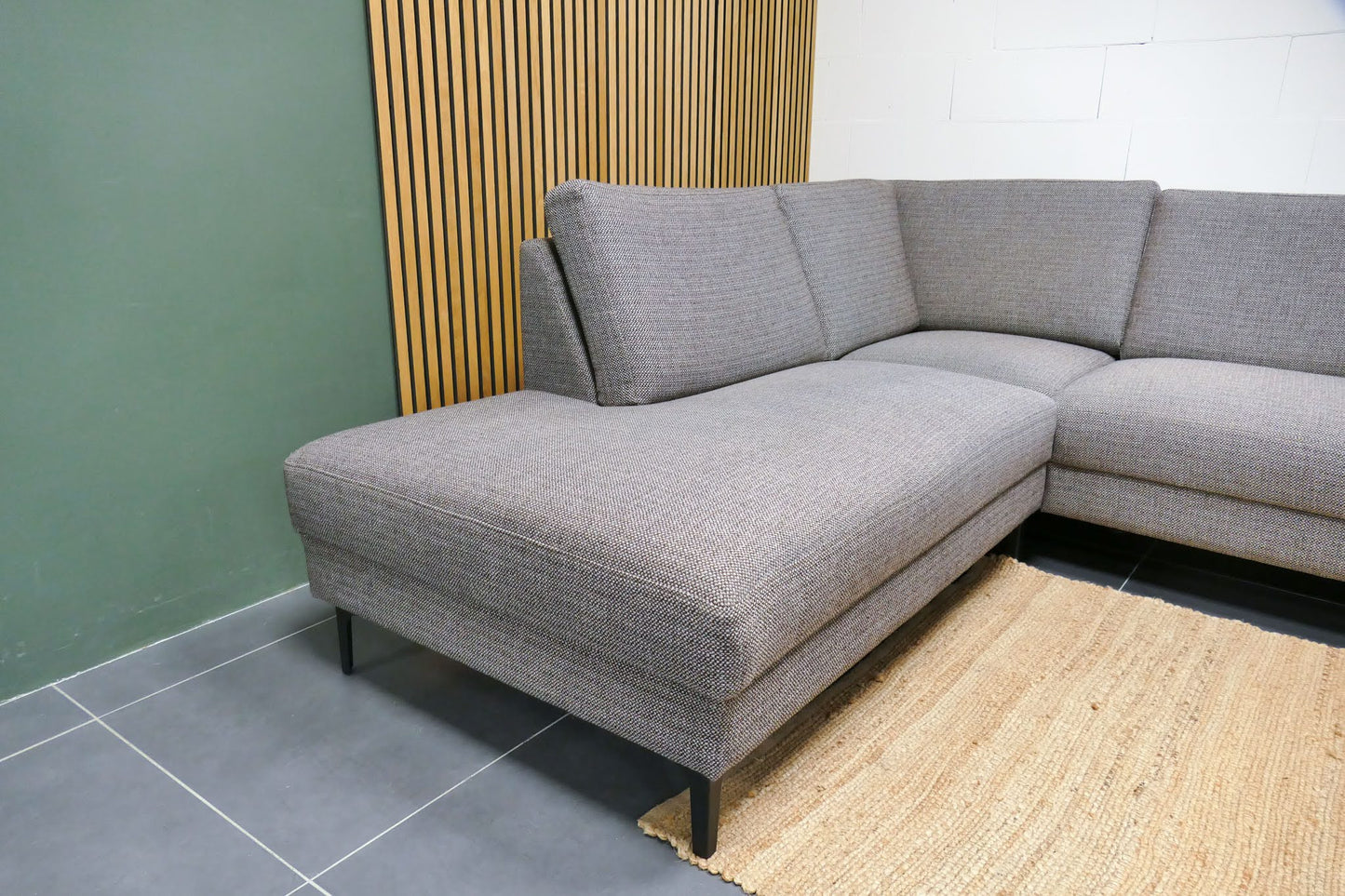 Refurbished Hoekbank Profijtmeubel grijs