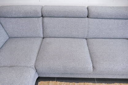 Refurbished Montel Hoekbank Chicago Lichtgrijs