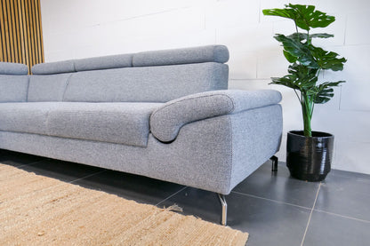 Refurbished Montel Hoekbank Chicago Lichtgrijs