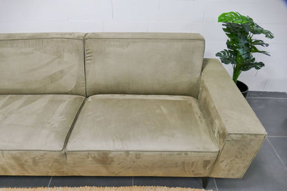 Refurbished Montel Hoekbank Groen Microvezel