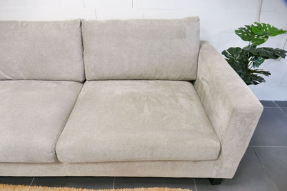 Refurbished Grote Lounge Bank Beige Casba