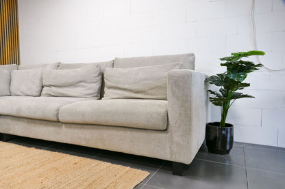 Refurbished Grote Lounge Bank Beige Casba