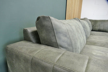 Refurbished Urban Sofa hoekbank groen microvezel
