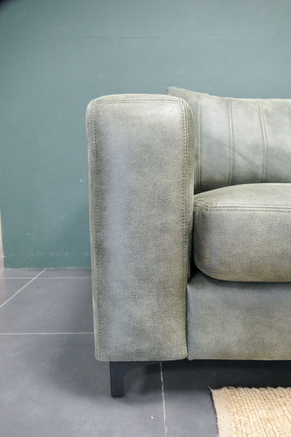 Refurbished Urban Sofa hoekbank groen microvezel