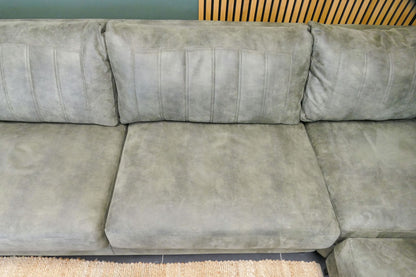 Refurbished Urban Sofa hoekbank groen microvezel