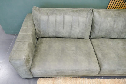 Refurbished Urban Sofa hoekbank groen microvezel