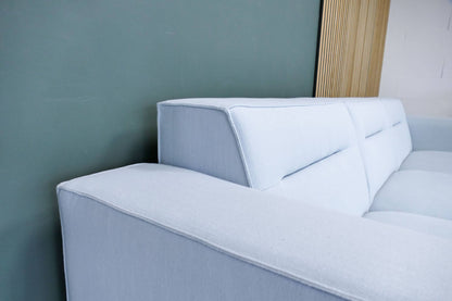 Refurbished 4-zitsbank Loods 5 Babyblauw
