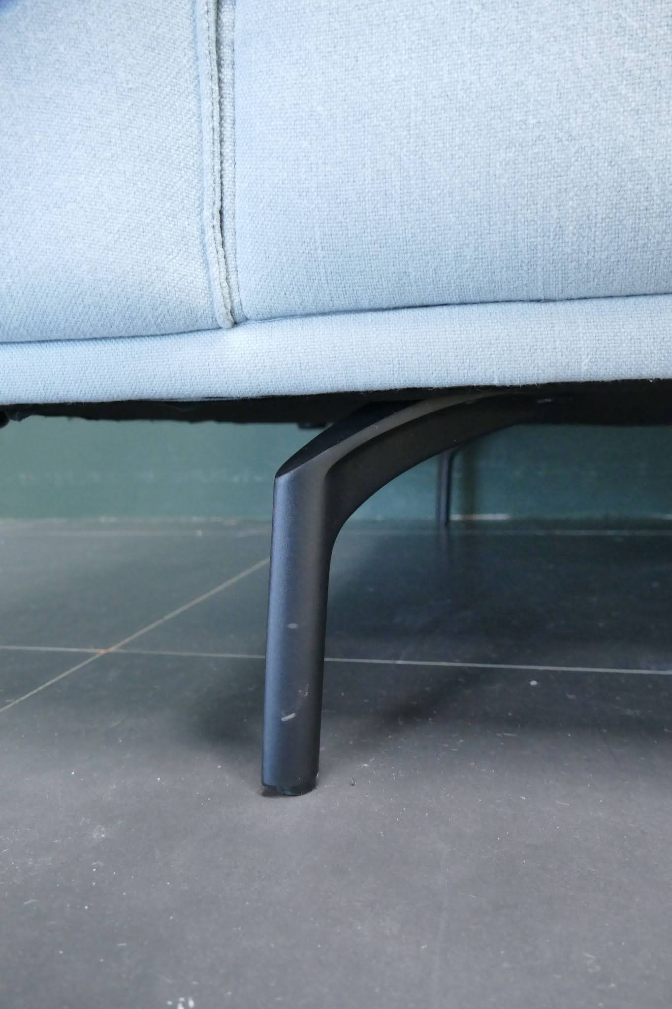 Refurbished 4-zitsbank Loods 5 Babyblauw