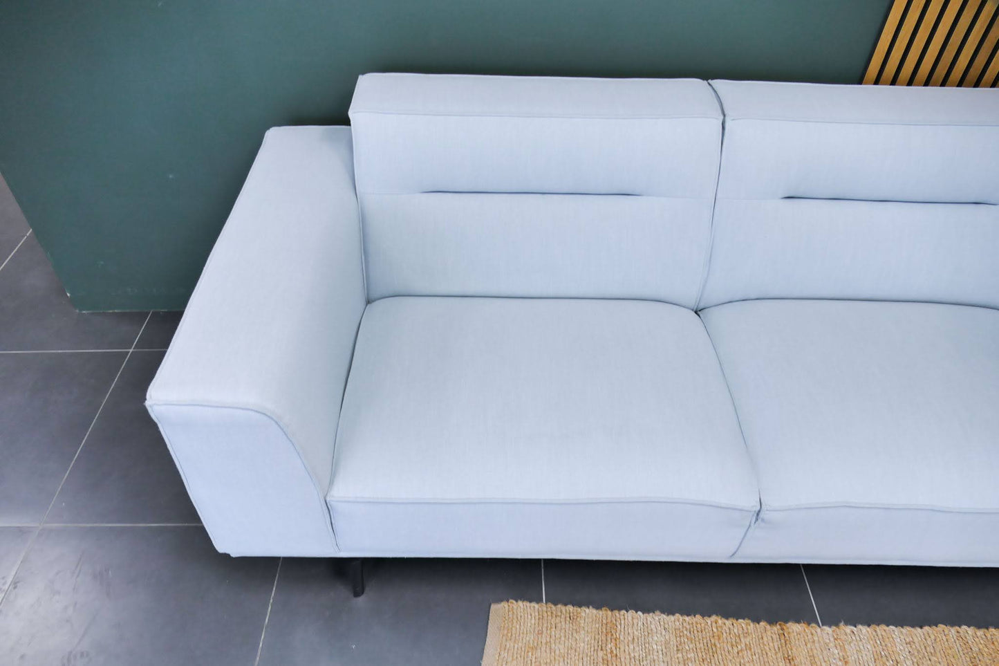 Refurbished 4-zitsbank Loods 5 Babyblauw