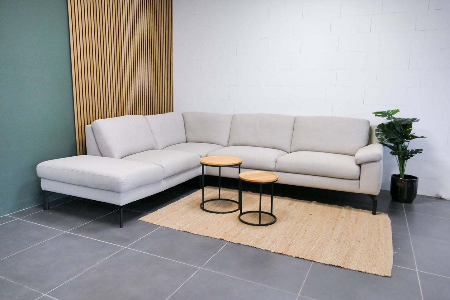 Refurbished Montel Hoekbank Montelex Beige