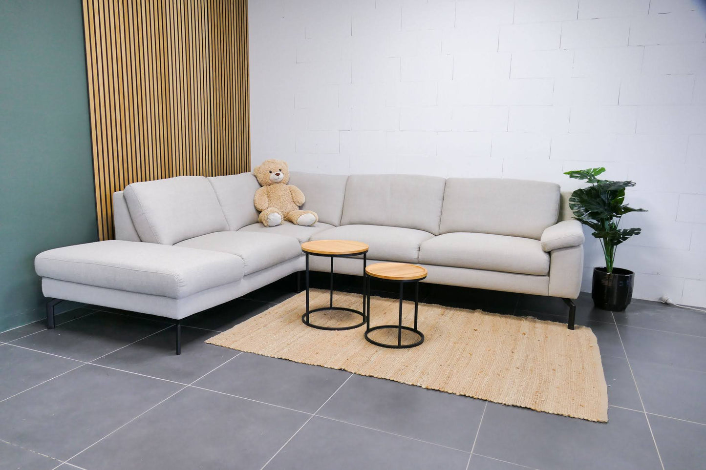 Refurbished Montel Hoekbank Montelex Beige