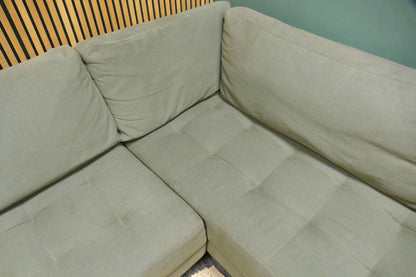 Refurbished Goossens Hoekbank Groen Coco