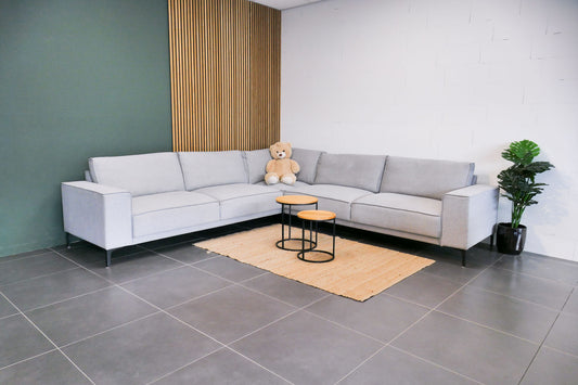 Refurbished Hoekbank Calira Lichtgrijs