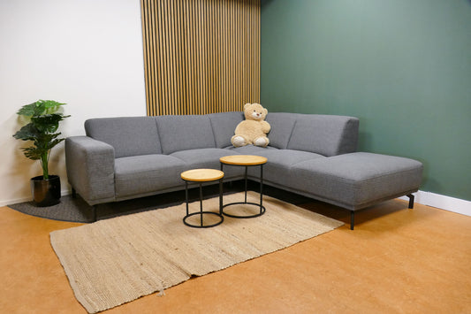 Refurbished Montel Hoekbank Viano Antraciet