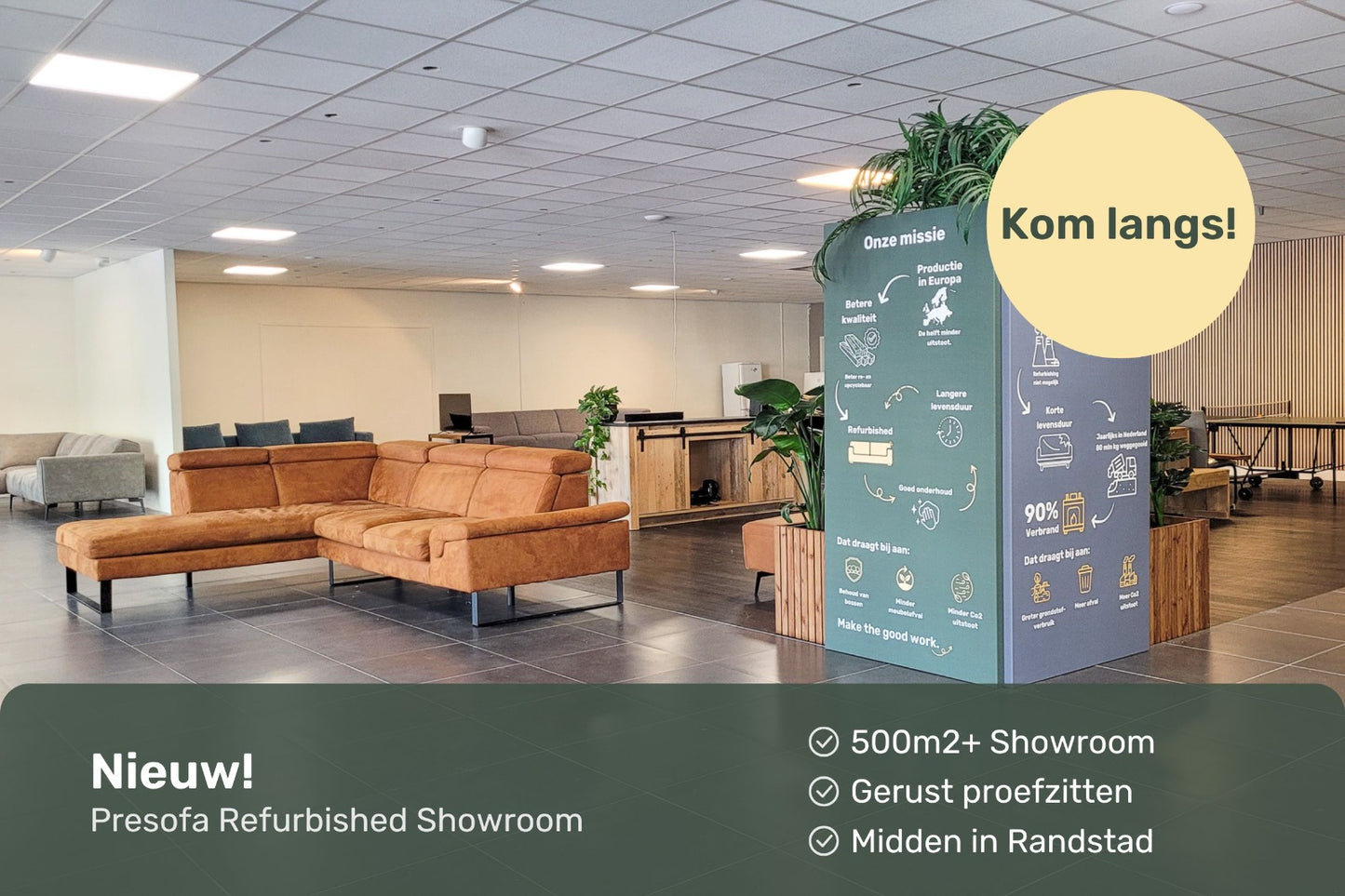 Refurbished Lounge bank Antraciet SoTrue