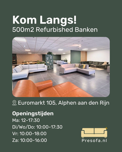 Refurbished 4-zitsbank Loods 5 Babyblauw