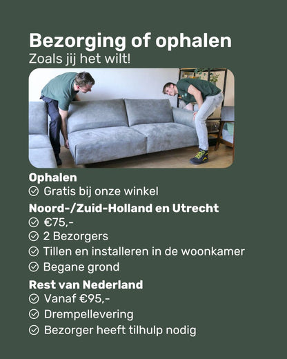 Refurbished Hoekbank Beige Microvezel